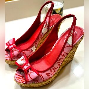 Coach grace wedge heels